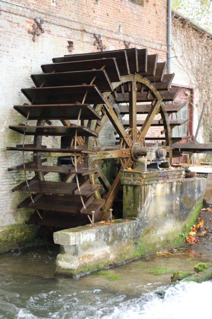 La roue du moulin de Penthièvre